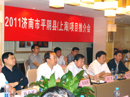 济南市平阴县政府 政务要闻 我县组织代表团赴上海开展投资促进活动
